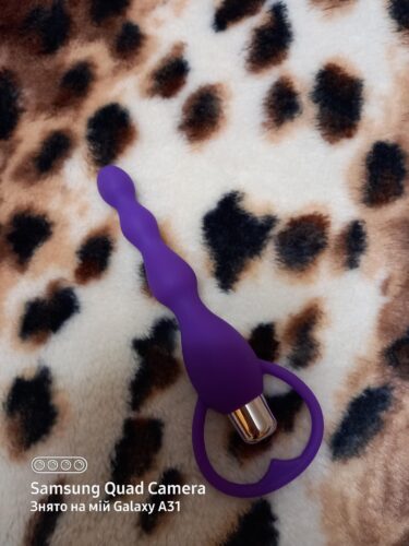 Blue Silicone Anal Vibrator AD-029 photo review