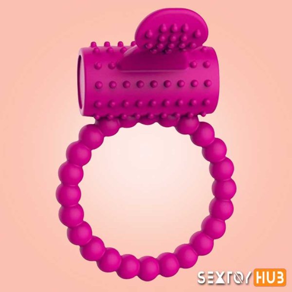 Dotted Vibrating Cock Ring CR-009