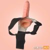 LeLuv 6.5 Male Hollow Vibrating Strap On SO-009