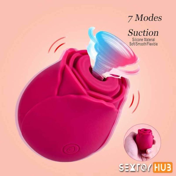 Rose Clitoral Suction Vibrator GS-053