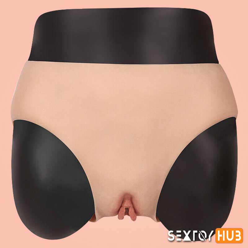 Artificial Silicone Vagina Panty with Anus CD-003